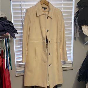 Cream pea coat